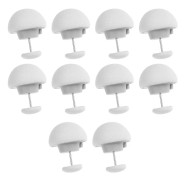 Mushroom Duvet Cover Clips - 10 Set, Non-Slip Quilt Fasteners, Reusable Sheet Holders