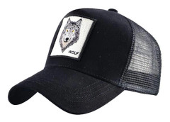 Unisex Djur Mesh Trucker Keps Fyrkantig Patch Baseball Kepsar
