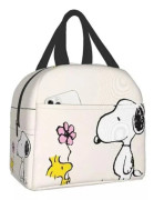 Snoopy Lunchväska med Blommigt Designnamn, Färg Bildfärg