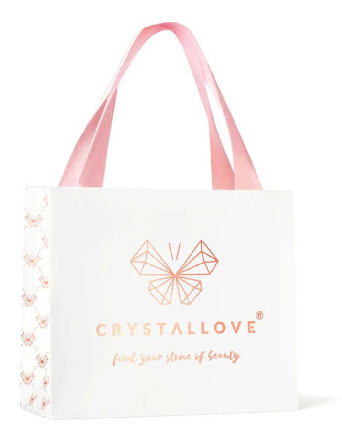 CRYSTALLOVE Elegant presentpåse med märkeslogotypen