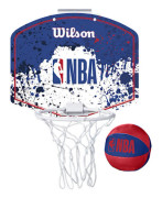 Wilson NBA Mini Basketkorg Set One Size Vit/Blå/Röd White/Blue/Red One Size