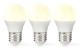 LED-lampa E27 | G45 | 4.9 W | 470 lm | 2700 K | Varm Vit | Matt | 3 st.