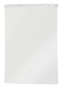 Zip-påsar utan textetiketter (L x B) 300 x 200 mm, transparent polyeten, 100 st