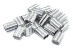 20x Aluminium Crimphylsor med Dubbelhylsa 6,0mm Aluminiumhylsa, Crim