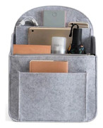 Backpack Insert Small Bag Interior Travel Bag GREY S grey S grey S