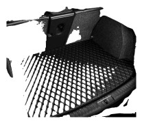 Bilmatta, Anpassad Passform, Lyxigt Konstläder,1st trunk mat-3, Vänster ratt
