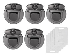 1/5 st väska lås Spännen 5 st SVART 5 st SVART 5 st Svart 5Pcs Black 5Pcs Black