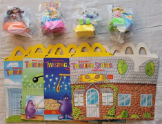 McDonalds Twisting Sports Happy Meal figures x FOUR plus boxes (1993)