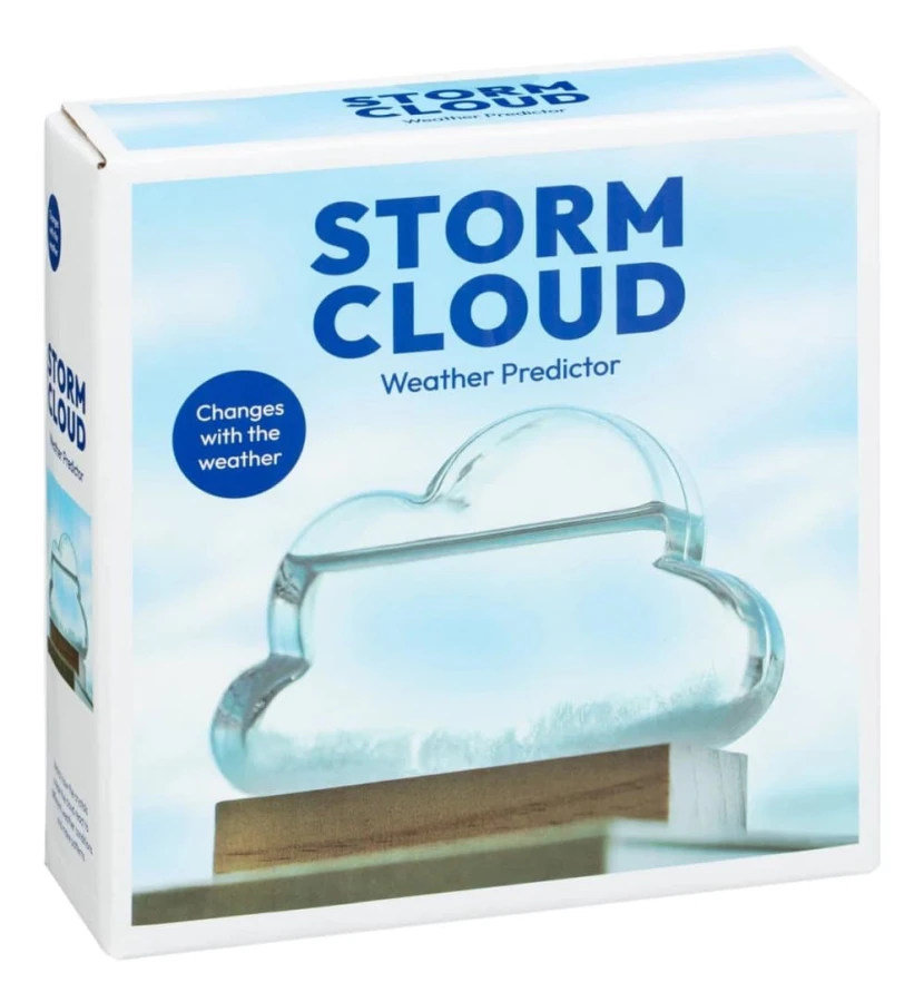 Storm Cloud Weather Predictor Cloud Shape Desk Toy Decor Change With The Weather