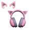 Kattöron Ornament för Razer Kraken V2 Hörlurar Lila