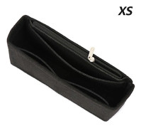 Felt Bag Liner Suitable for Luxury Bag Insert Organizer Cosme Black XS