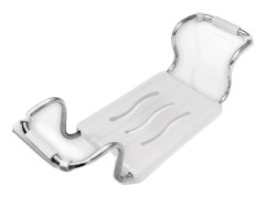 Badkarssäte, Kromat Metall och Plast, 36x26 cm Säte, Justerbar Bredd 42,5-65 cm, Maximal Belastning 150 kg, Universell Kompatibilitet