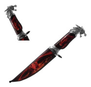 Ståldolk – drakhandtag – dekorativ – SW-189