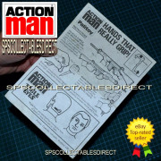 Action Man Vintage Palitoy Instruction Leaflet L487 c1977-1984