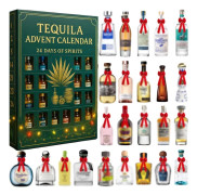 Auledio Tequila Adventskalender 2025 – 24 Dagars Julkalender med Överraskningspresent, Perfekt Nedräkning och Julklapp för Vuxna