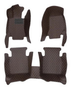Bilmatta, vattentät design, skräddarsydd passform för RAV4 XA50,Högerstyrd, 3PC Set-Kaffe