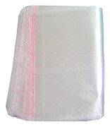100-pack transparenta plastpåsar med självhäftande förslutning Presentförpackning 25 x 44 cm