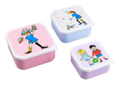 Rätt Start Pippi Långstrump Födelsedag Snackbox 3-pack (Rosa)