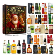 Lollanda Adventskalender Jul 2025 – Julkalender med 24 Smaker Öl och Whisky Dryckmodeller, Julklapp Nedräkning Presentset för Whiskeyälskare