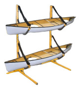Kajakförvaringsställ, Stålstruktur, Mått 73 x 62,3 x 142 cm, Varje ställs lastkapacitet 54,43 kg, Total lastkapacitet 108,86 kg, Justerbar design