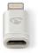Lightning Adapter | Apple Lightning, 8-stifts | USB Micro-B Hona | Guldplaterad | Rund | Aluminium