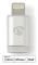 Lightning Adapter | Apple Lightning, 8-stifts | USB Micro-B Hona | Guldplaterad | Rund | Aluminium