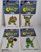 1990 Teenage Mutant Hero Turtles | Kidworks | Cling It | Set Of All 4