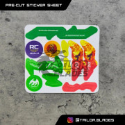 Precut Redesigned Sticker Sheet Only For Beyblade MS HMS Dranzer MF