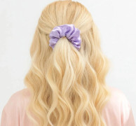 CRYSTALLOVE Silk Hårslips - Lila