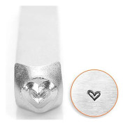 Prägelstämpel - stl. 3 mm - L: 65 mm - Hjärta