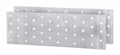 Hörnstag (Set med 2 delar) Monteringsplatta för reparationskontakt i platt stål 80 x 240 x 2 mm