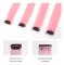 Hair Extensions 60 cm Straight Synthetic Pink Wig Rainbow Party Highlights Women Girls Kids 16 Pieces