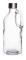 Glasflaska med metallkork och hällvänligt handtag