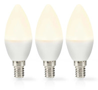 LED-lampa E14 | Ljus | 2.8 W | 250 lm | 2700 K | Varm Vit | Matt | 3 st.