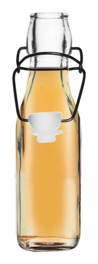 Glasflaska: Kork & Klämma för Olja, Vin & Likör