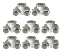 Poolmassagejet, ABS-material, 48 mm diameter, kompatibel med spabad, varierande vattenpåverkan, långvarig prestanda