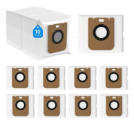 10-pack dammsugarpåsar för Dreame D10 Plus / D10s Plus / Z10 Pro / L10 PLUS robotdammsugare - 2,5L stor kapacitet