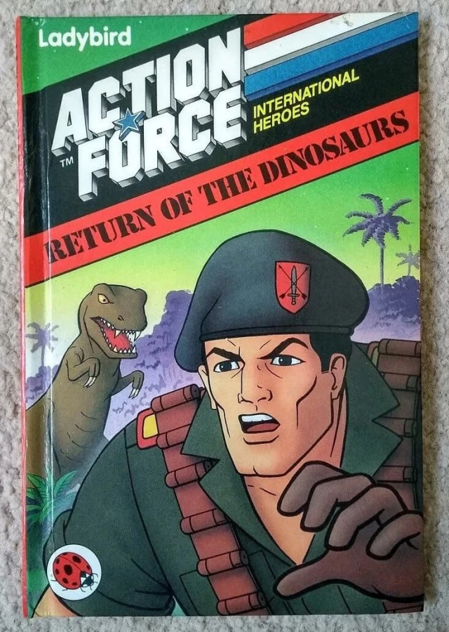 Action Force International Heroes Ladybird Books Return Of The Dinosaurs AF420