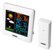 METEO SP93 väderstation med DCF och väderprognos + sensor