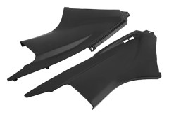 1 Par Svart Luftdammskydd Fairing Insats Del för Yamaha YZFR6 YZF-R6 2003-2005