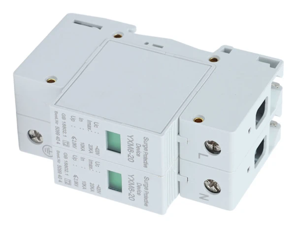 【NX】Överspänningsskydd 2P Spänningsskydd Avledare Skydd 20kA 220V YXM8‑20