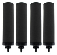 4-pack Vattenfilter Ersättning för BERKEY BB9-2 Svart Aktivt Kolfilter för Vattenfiltersystem Drivet av