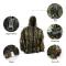 Pellor 3D kamouflage Ghillie kostym Jaktdräkt Huva Hunter Människor Barn Människor Barn Jacka Byxor Set