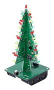 LED Arbre de Noël Kit, 3D Coloré Arbre de Noël LED-krets