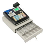 Elektroniskt POS-kassaregister - M-3000U - 48 Tangenter - Uppgraderad Version - Kassalåda - Standby 10 W - Drift 35 W - Svart