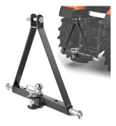 5 cm Dragkrokfäste med 3-punktsfäste, Snabbkopplingsadapter, Lastkapacitet 2250 kg
