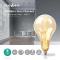 LED Glödlampa E27 | PS165 | 3.5 W | 120 lm | 1800 K | Med guld finish | Retrostil | 1 st.