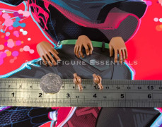 Spider-Man Hot Toys Hands Spray Can Wrist Peg Set Miles Morales 1/6 Part MMS567