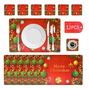 Tvättbar julbordsunderlägg, julbordsunderlägg, värmebeständigt, julbordsunderlägg, matbordsunderlägg, jul
