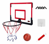 Het försäljning! Mini-basketkorg för inomhusbruk över dörren för barn, lågt hängande basketleksaker för sovrum, kontor, presenter till barn 3-8 år, stansfri